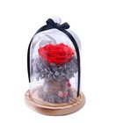  Eternal Flower Glass Forever Preserved Roses Romantic Artificial
