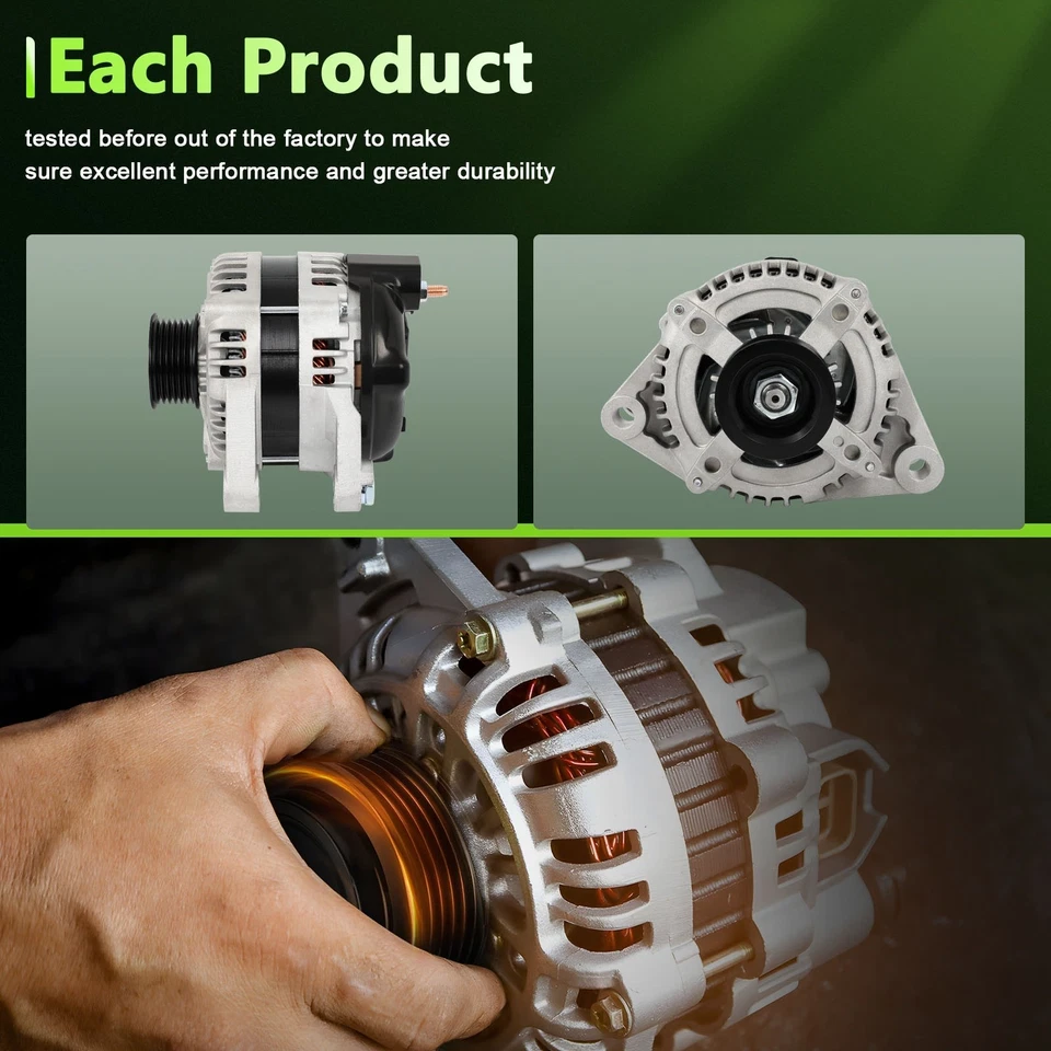 Alternator Fits Hyundai Azera 2012-2016 Santa Fe 2013 2014 2015 2016 3.3L 11686 - Imagem 3 de 4