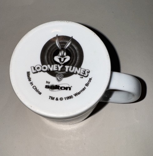 Looney Tunes 1998 Marvin the Martian Official Warner Bros Coffee Mug Cup Display - Picture 7 of 13