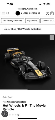 Hot Wheels Collectors F1 The Movie APXGP Car #JMT03 PRE-ORDER CONFIRMED - Picture 4 of 17
