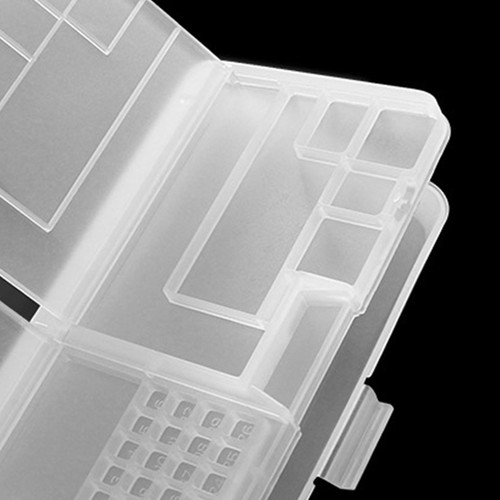 Screw Organizer White Transparent Rectangular Strong Pp Lock Design Hardwa Set - Picture 16 of 20