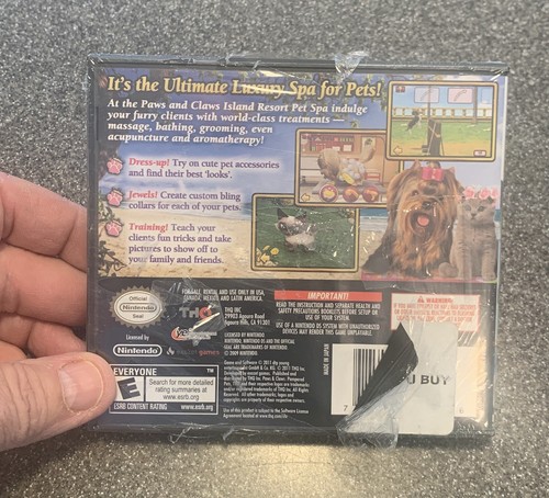 Paws & Claws Pampered Pets 2 - Nintendo DS: New Sealed: Tear In Plastic package - Picture 2 of 4