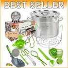 24 Qt. Stainless Steel Water Bath Canning Pot with Essential Supplies Kit