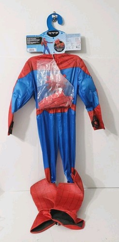 Jazwares Kid's Deluxe Spiderman Costume Medium M (7-8) - Picture 2 of 4
