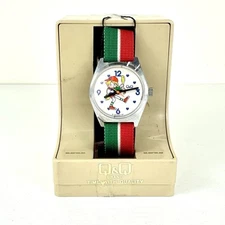 Vintage Watch Baseball Softball Player Japan NOS w/ Original Box