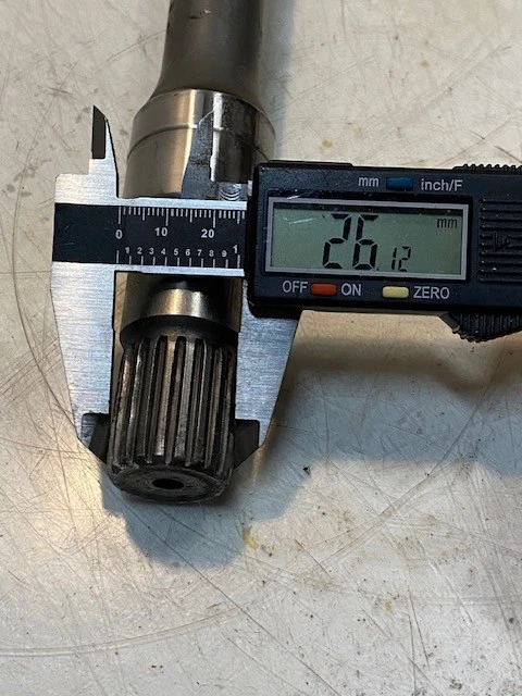 Constant Velocity Joint Axle 86378 | 21576C | 6821 | 37-1/2" Long 20-Spline - Image 3 of 4