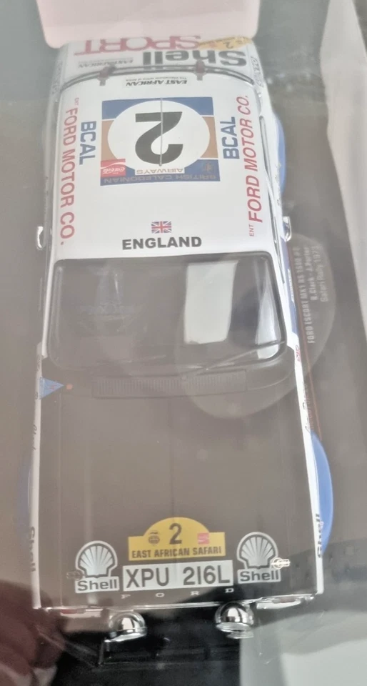 Ford Escort MK1 RS1600 Roger Clark 1973 Safari Rally Car #2 IXO escala 1/18 NUEVO Foto 3 de 4