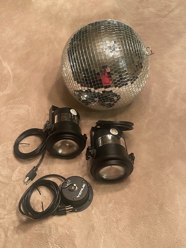 Venue Professional 12 Inch Disco Ball, Motor, and 2 Light Kit - Picture 1 of 7