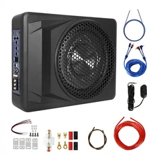 2200W Slim Under Seat Powered Car Subwoofer Hideaway Truck Car Sub Amplifier Kit