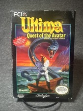 Ultima: Quest of the Avatar Nintendo Entertainment System NES Box And Cartridge
