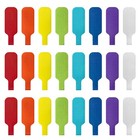 56 Pcs Hook And Cable Label Tags Writable Nylon Wire Labels for Computers