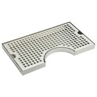Beer Drip Trays, 12" x 7" Stainless Steel Kegerator Drip Tray Surface Mount N.