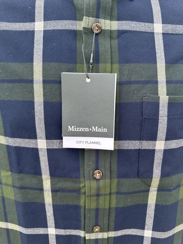 MIZZEN + MAIN Herrenhemden mit Knopfleiste - Größe Small blau neu kostenloser Versand - Bild 2 von 7