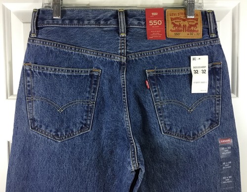 Levi’s 550 Relaxed Fit Jeans Men’s 32x32 Medium Wash Blue Denim 100% Cotton - Picture 6 of 10