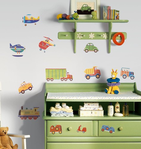 Transportation Peel and Stick Wall Decals - Picture 2 of 3