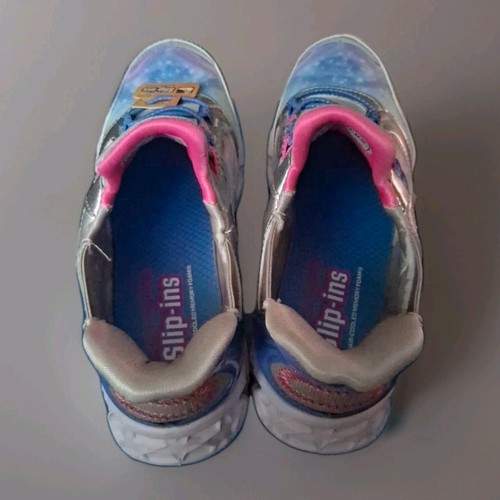 *Skechers* Girls Shoes, Size 3, Galaxy Lights, Tie Dye, Slip Ins, Memory Foam - Picture 5 of 10