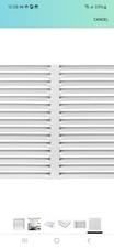 Accord ABRFWH1414 Return Filter Grille with 1/2-Inch Fin Louvered, 14-Inch x...