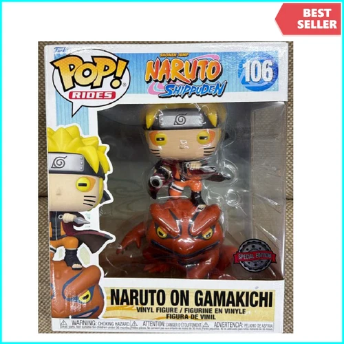 Funko Pop Rides Naruto on Gamakichi #106 Special Edition Vinyl Figure