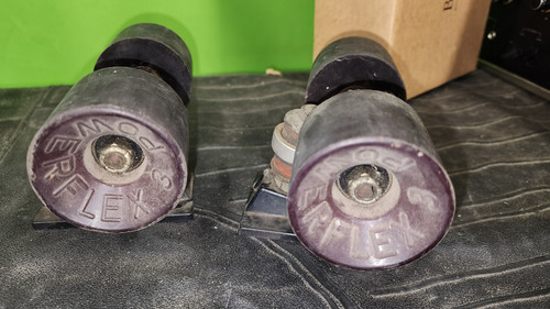 Vintage Powerflex 3 ruote per skateboard con camion Bennett Power FLEX SKATE - Foto 8 di 8