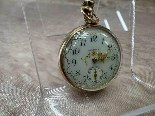 Antique Waltham Pocket Watch 15J Keystone 20yr Case c1905 Not Running