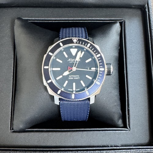 New Alpina Seastrong Diver 300 AL-525LBN4V6 Men's Watch Automatic New - Picture 3 of 11