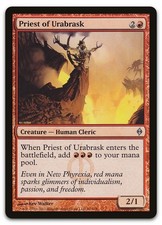 Priest of Urabrask #90 (LP) New Phyrexia NPH Magic MTG