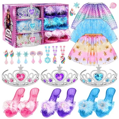 Prinzessin Schuhe Mädchen Stöckelschuhe Kinder Prinzessinnen Schuhe Kostüm Ki...