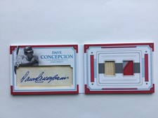 2017 PANINI NATIONAL TREASURES DAVE CONCEPCION LEGENDS CUTS SERIAL #'D 1/15 REDS