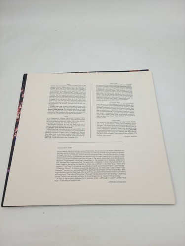 Vintage Merrily We Roll Along Vinyl Record RCA Red Seal Broadway Cast 1982 Sondh - Picture 9 of 13