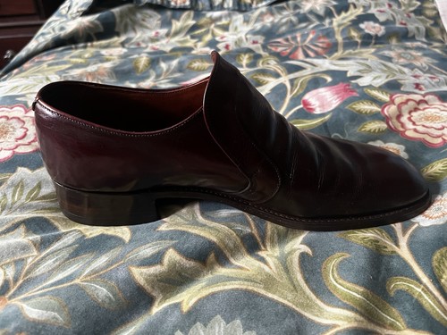 Herren Halbschuhe Ochsenblut Mahagoni Slipper Halbschuhe Schuhe 7,5 - Bild 2 von 9