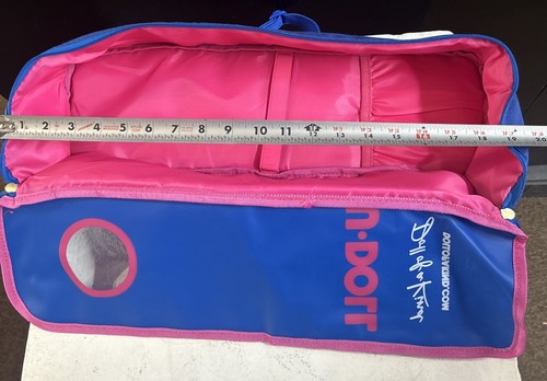 UDoll Doll Of A Kind Carrying Storage Bag Blue Pink - Picture 6 of 7