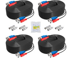 ANNKE 4 Pack 100ft CCTV BNC Video Power Extension Cables for Security Camera DVR