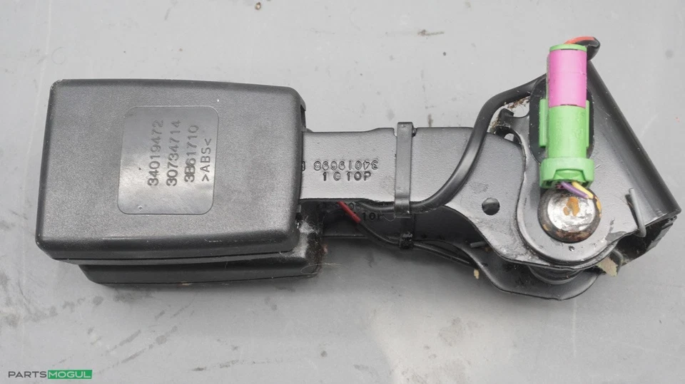 Cinturón de seguridad trasero izquierdo Volvo XC60 2010-2012 hebilla negro 34019472 OEM Foto 2 de 4