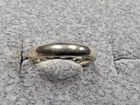 GRANDMA GRABE'S BEAUTIFUL VINTAGE 925 STERLING SILVER OPEN BACK 2G RING SIZE 3.5