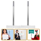 2 Pcs Stanchion Sign Holder Handheld Adjustable Stand Custom Poster Board