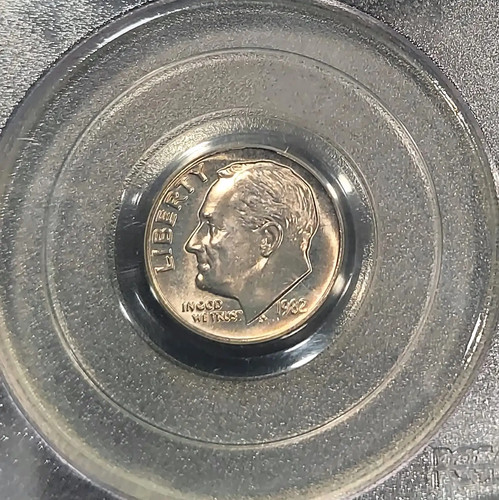 1982 NO P ROOSEVELT DIME 10C PCGS CERTIFIED MS 66 MINT STATE UNC (125) - Picture 3 of 4