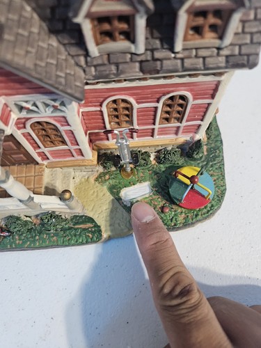 RARO 2007 Lemax Carole Towne Phillips Escuela Primaria Pueblo de Navidad LEER** - Imagen 4 de 8