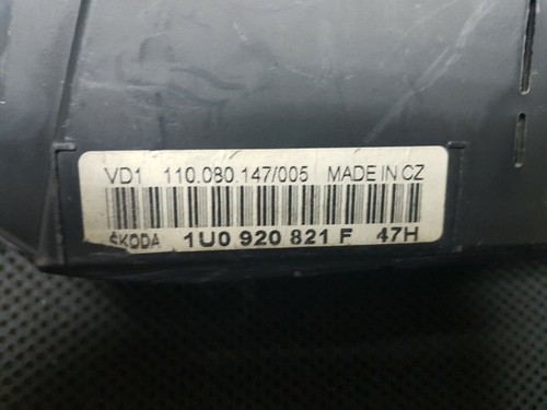 Instrumental Cluster Skoda Octavia 2003 1U0 920 821 F - Picture 3 of 4