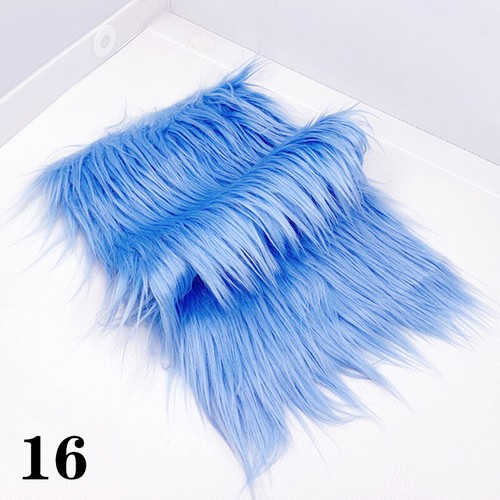 Luxury 8cm Long Hair Faux Fur Fabric Patchwork Sewing Material Home Decoration - Picture 28 of 47