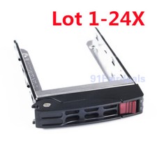 Lot 1-24X Supermicro 01-SB16105 Gen 3 2.5" Drive Tray Caddy MCP-220-00047-0B