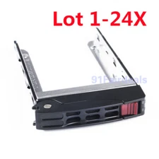 Lot 1-24X Supermicro 01-SB16105 (Gen 3) 2.5" Drive Tray Caddy MCP-220-00047-0B