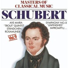 Masters of Classical Music, Vol. 9: Schubert (CD, Oct-1990, Laserlight)