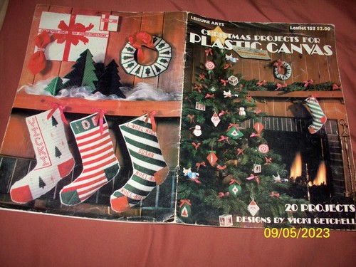 PLASTIC CANVAS PATTERNS ASSORTED VINTAGE - L.A. - U-PICK 1 - Picture 2 of 20