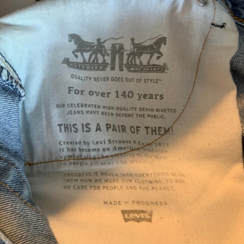 VTG Levis 505 Jeans Sz 41x29 Tag 42x30) Stonewash Red Tag Straight Leg Regular - Picture 11 of 15