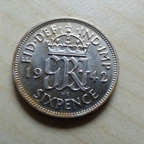 George VI Sixpence 6D Münzen Datum wählbar von 1937-1952 Auktion 2 - Bild 78 von 186