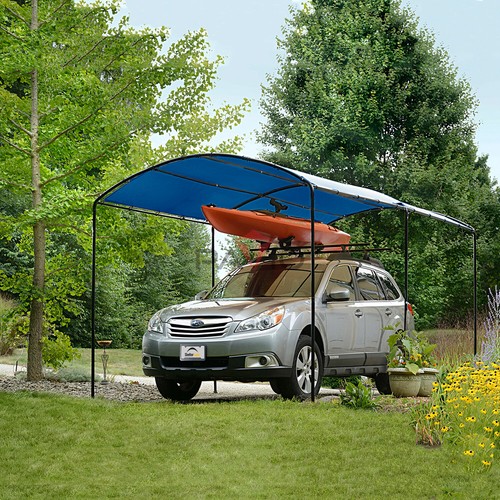 16-24ft Sun Shade Sail Rectangle Straight Edge, Outdoor Pergola Cover Blue - Picture 5 of 10