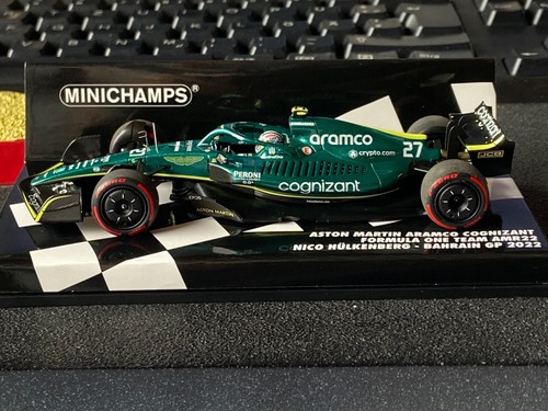 1/43 Aston Martin AMR22 #27 Nico Hülkenberg GP Bahrain 2022 Minichamps 417220127 - Bild 3 von 14