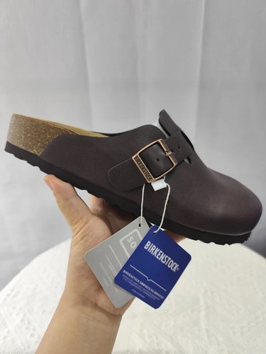 NEW Authentic Birkenstock Boston Suede Leather Sandals Casual Shoe 35-45 Unisex - Picture 38 of 41