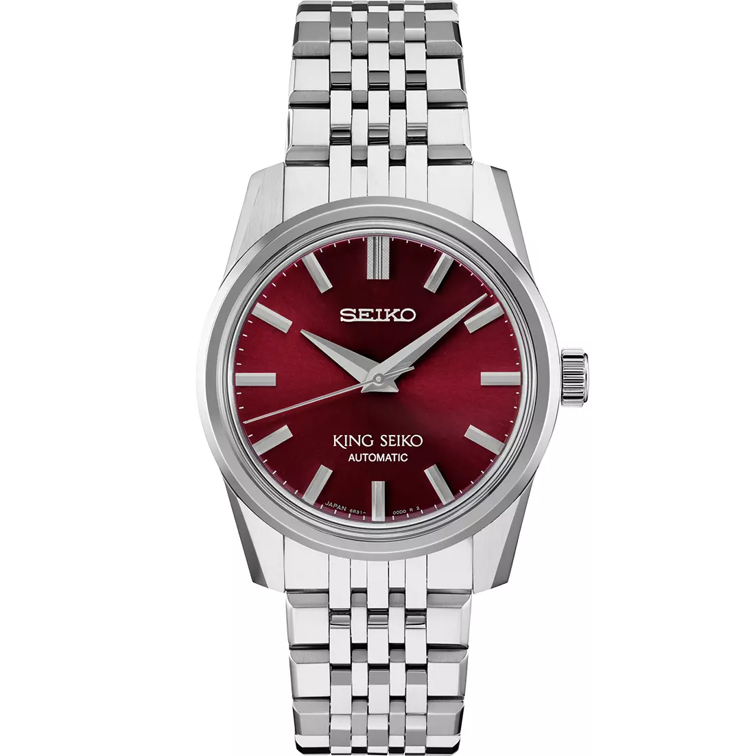 Seiko red dial men's best sale watch