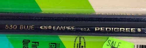 Vintage 70’s (Lot 2) Pedigree Blue Colored Pencils Erasable 2 pack Deadstock NOS - Picture 2 of 4